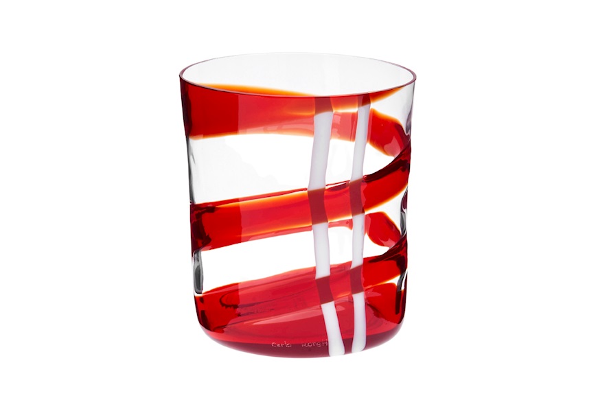 Water glass Bora Murano glass 2023 collection Carlo Moretti