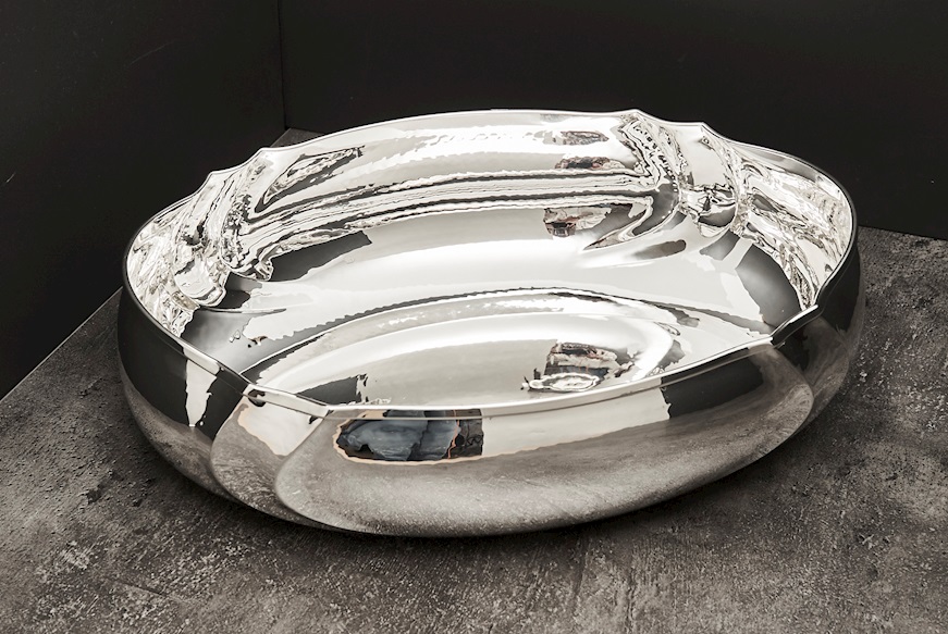 Oval bowl silver Selezione Zanolli