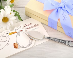 Cucchiaino L'ora più bella argento con astuccio Selezione Zanolli