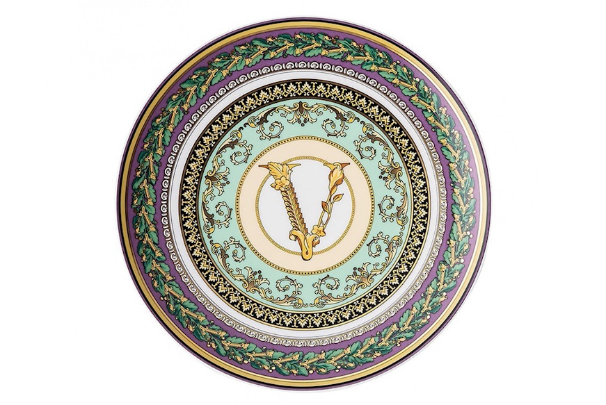 Piatto frutta Barocco Mosaico porcellana Versace