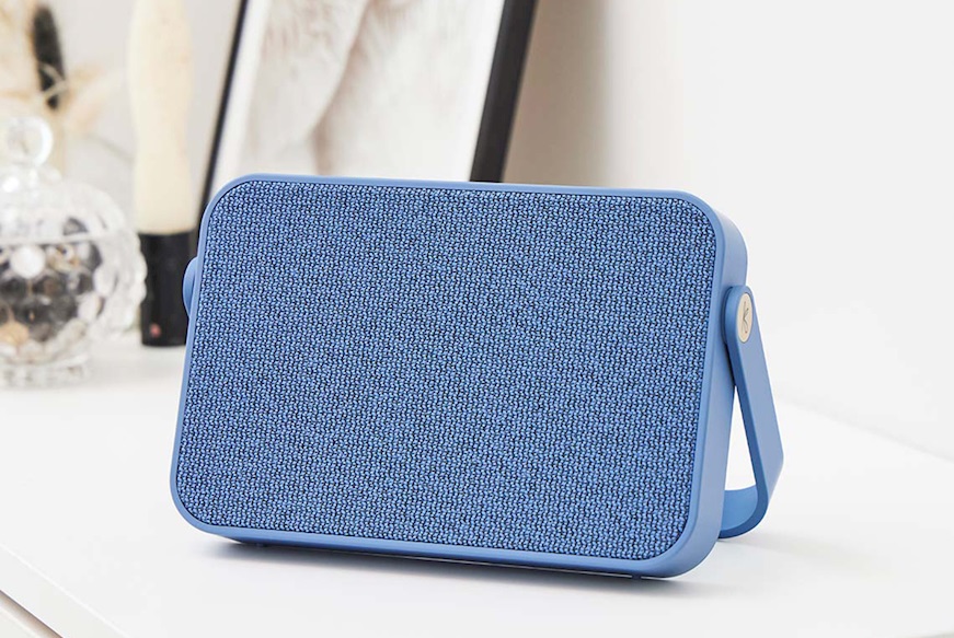 Diffusore musicale bluetooth aGROOVE + River Blue Kreafunk