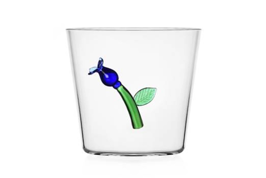 Bicchiere tumbler Botanica Fiore Blu Ichendorf