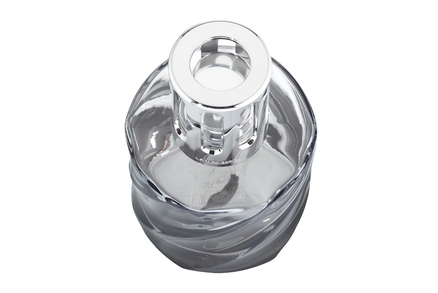 Gift Pack Lamp Spirale Noire with 250 ml perfume Velours d'Orient Maison Berger Paris