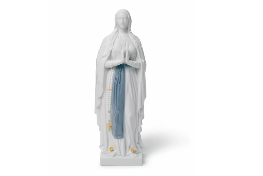 Nostra Signora di Lourdes porcellana Lladro'
