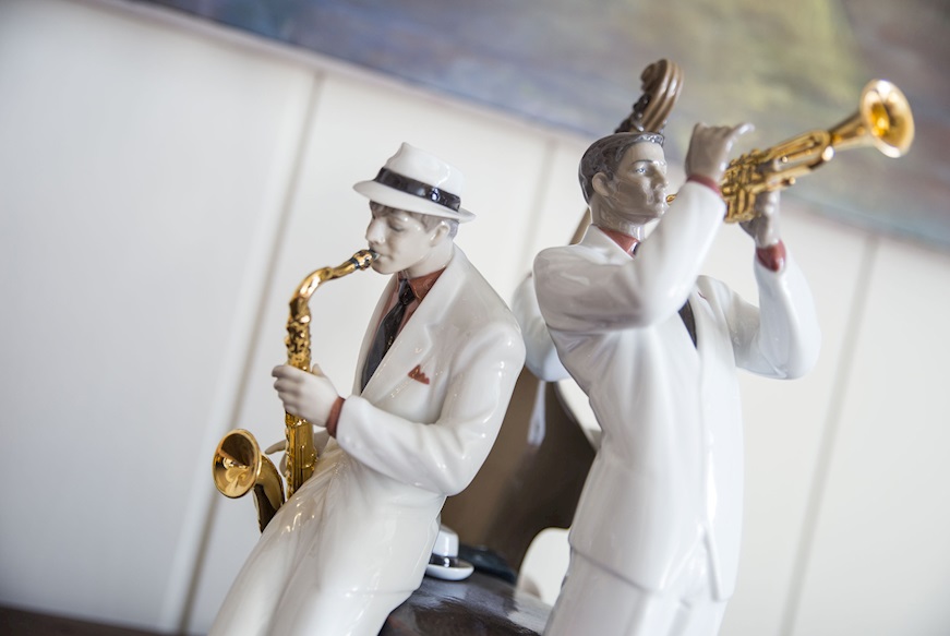 Jazz trio porcelain limited edition Lladro'