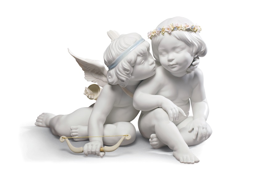 Eros and Psyche porcelain Lladro'
