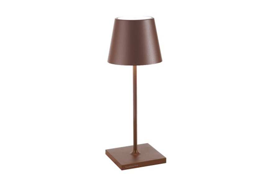 Table lamp Poldina Mini Corten Zafferano