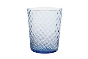 Bicchiere tumbler Veneziano bluino