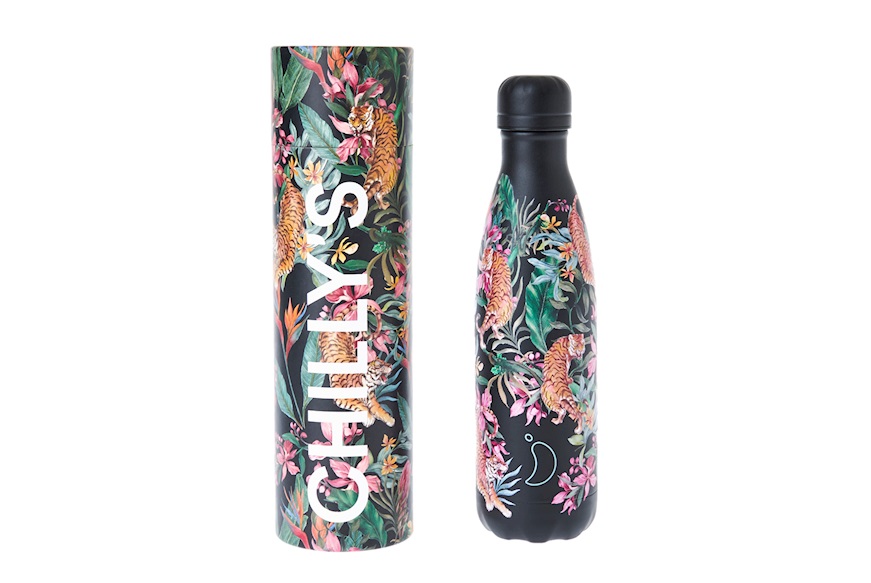 Thermal bottle steel Tropical Jungle Tigers Chilly's Bottles