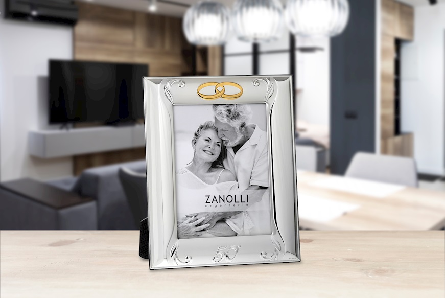 Picture frame 50° anniversary bilaminated Silver Selezione Zanolli