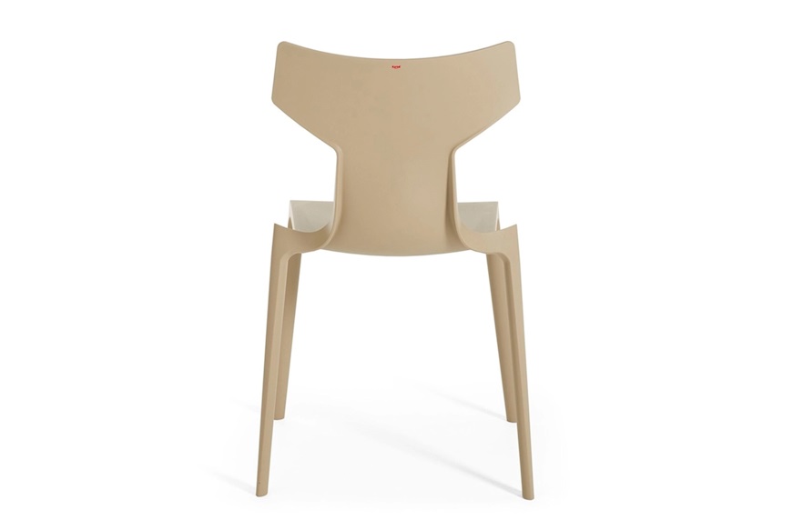 Set of Chairs Re-Chair taupe 2 pieces Kartell