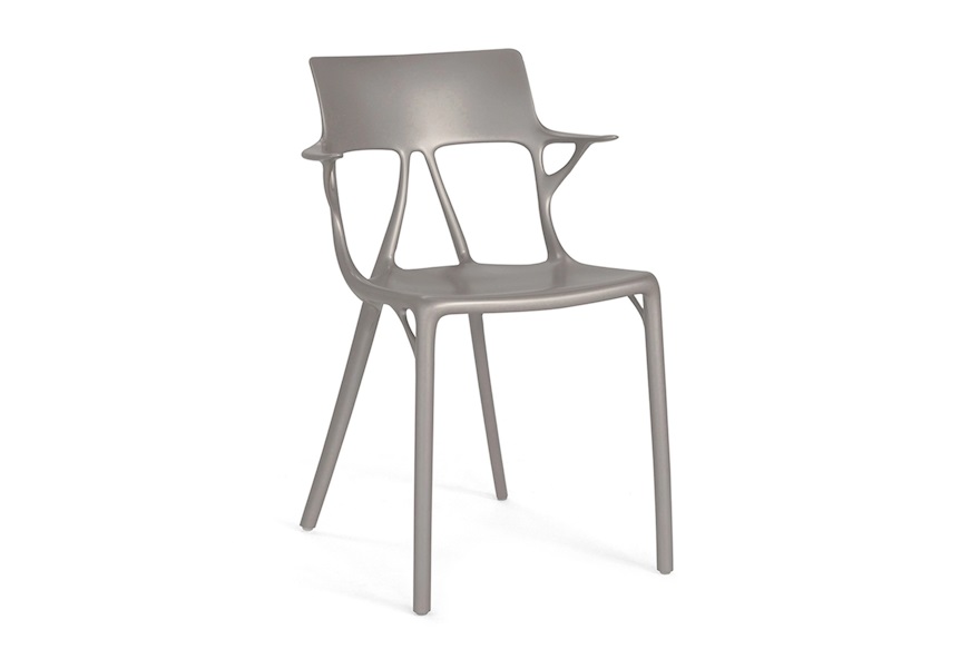 Set di 2 sedie A.I. colore grigio Kartell