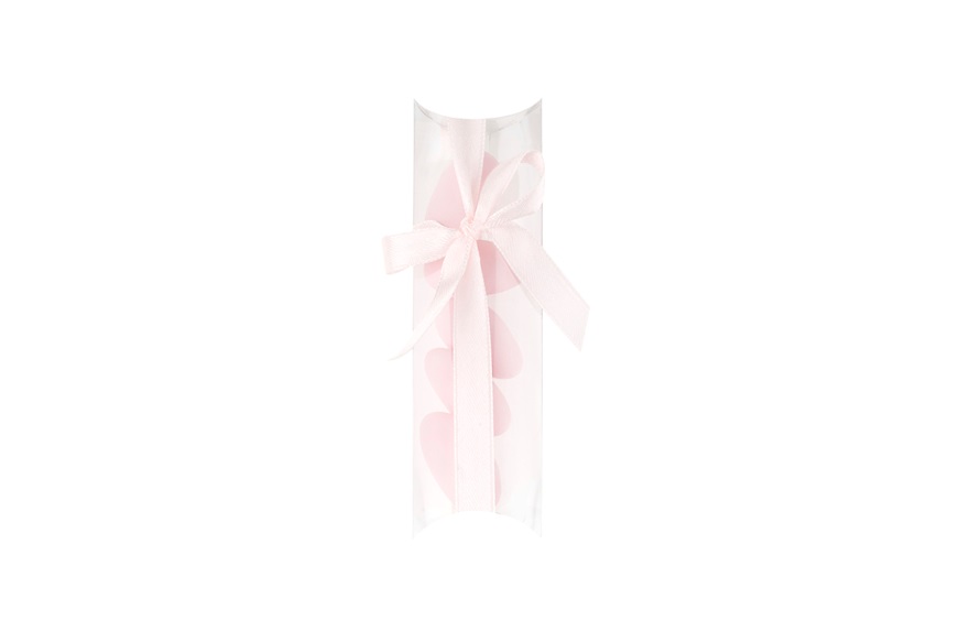 Profumatore Orsetto bianco e rosa con tubo portaconfetti rosa Selezione Zanolli