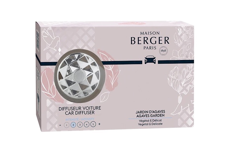 Car diffuser Joy with Jardin d'Agave fragrance Maison Berger Paris