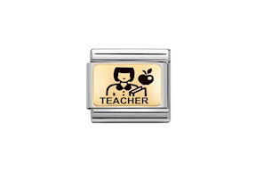 Teacher Composable acciaio e oro