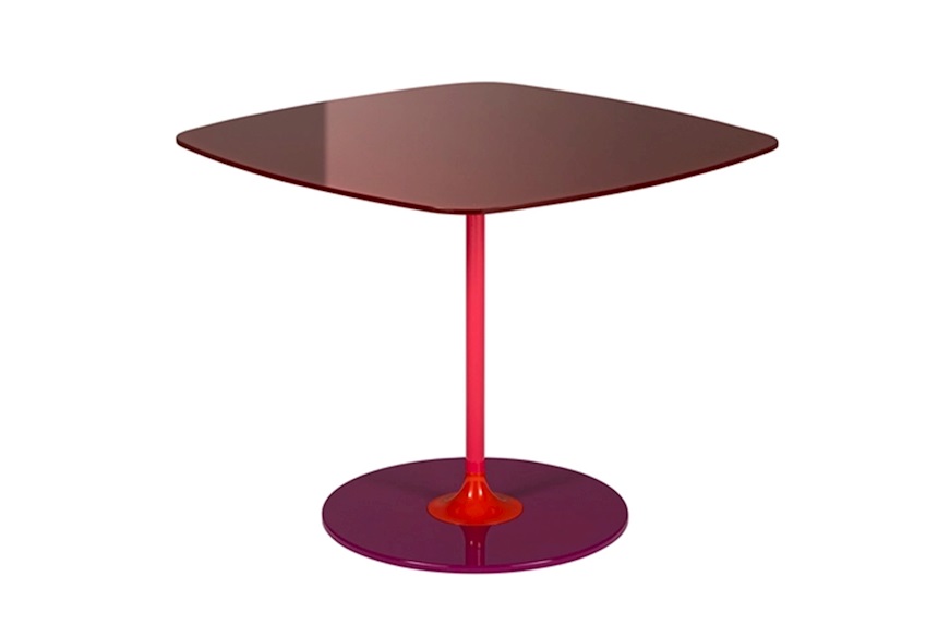 Table Thierry steel bordeaux Kartell