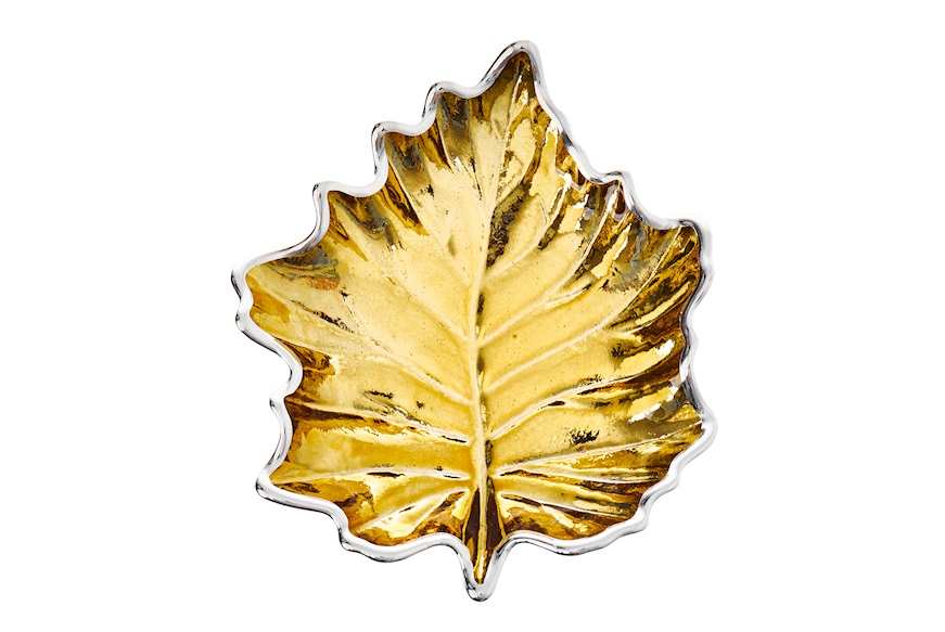 Leaf Saucer gold Selezione Zanolli