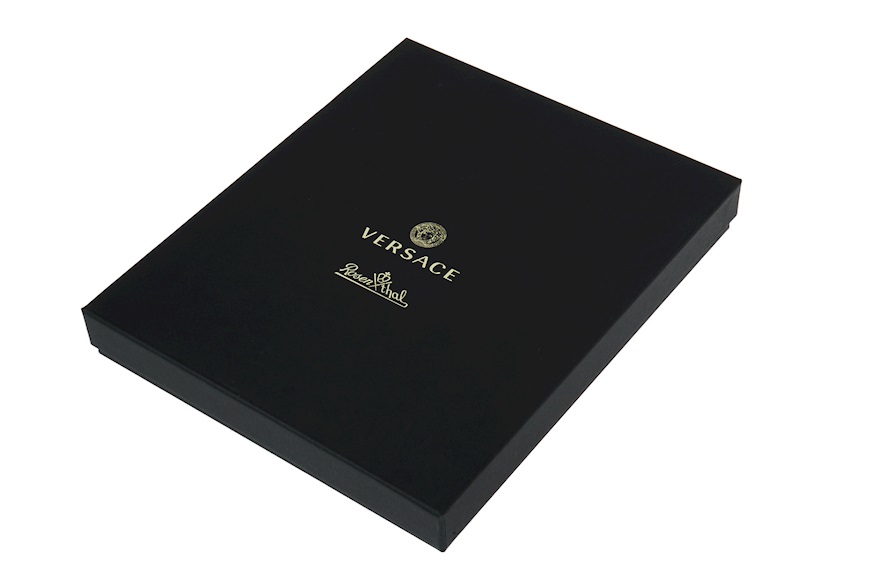 Cornice portafoto Frames argento bilaminato nero e oro Versace