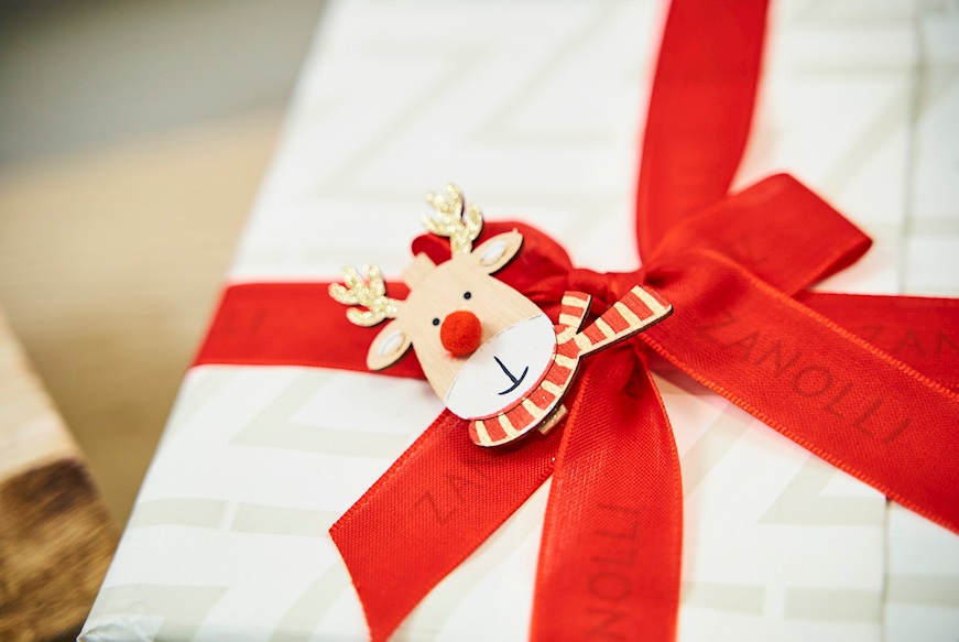 Christmas Gift Tag Reindeer Selezione Zanolli