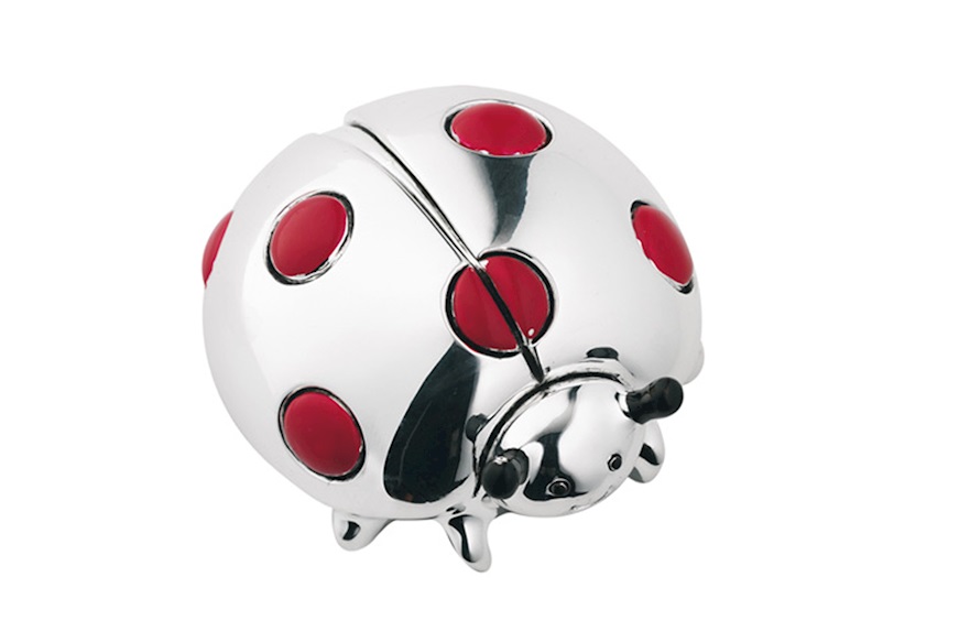 Ladybug large with red enamel and sugared almonds Selezione Zanolli