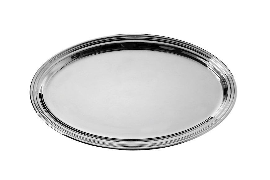 Tray silver plated in English style Selezione Zanolli