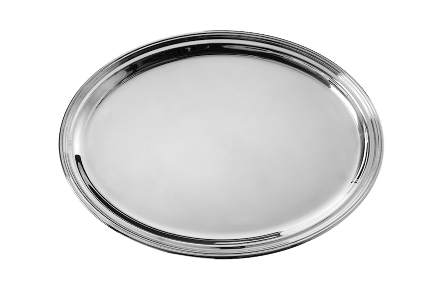 Tray silver plated in English style Selezione Zanolli