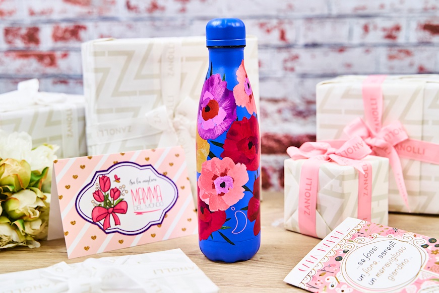 Thermal bottle steel Floral Maxi Poppy Chilly's Bottles