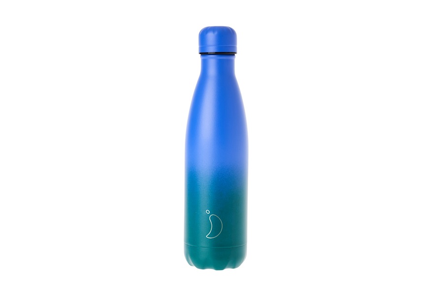 Thermal bottle steel Gradient Green and Blue Chilly's Bottles