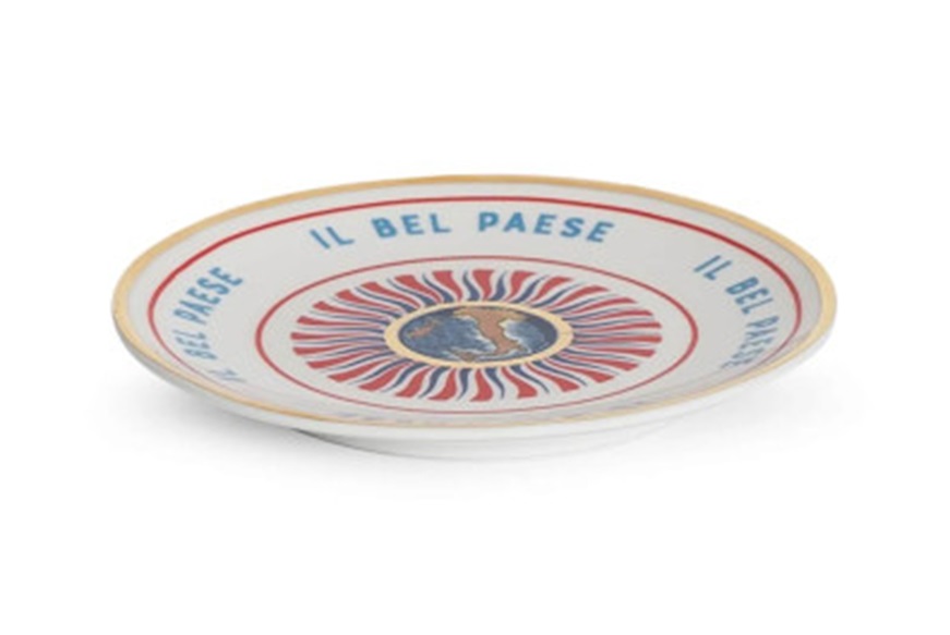 Plate Un Buon Ricordo porcelain Italia Bitossi home
