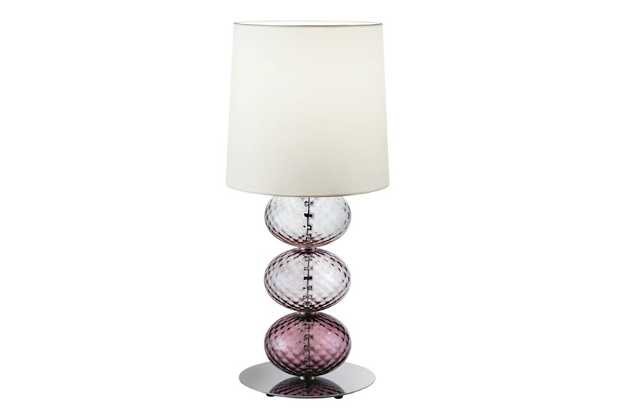 Table lamp Abat-Jour Murano glass violet Venini