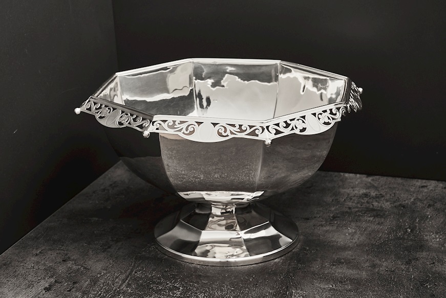 Alzata Poligonale argento in stile Inglese Selezione Zanolli