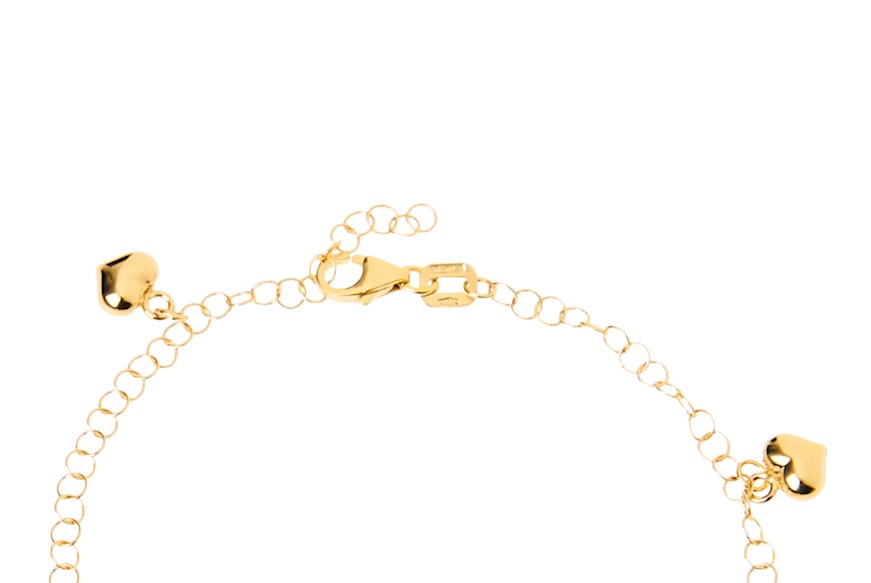 Bracelet gold 750‰ with hearts Selezione Zanolli