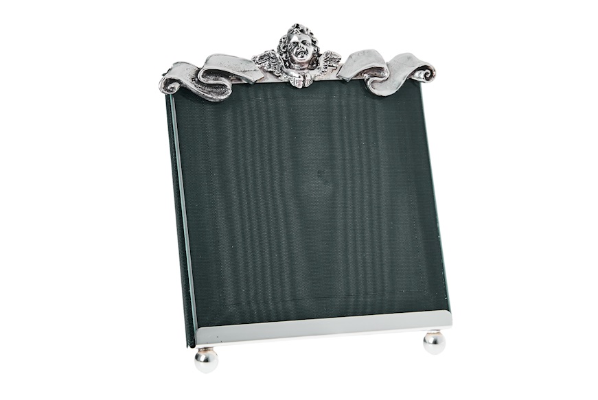 Picture frame silver with cherub and bow Selezione Zanolli