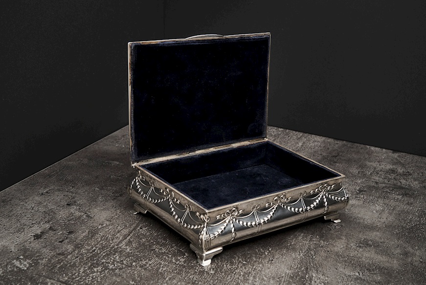 Jewellery Box silver Birmingham 1909-1910 Selezione Zanolli