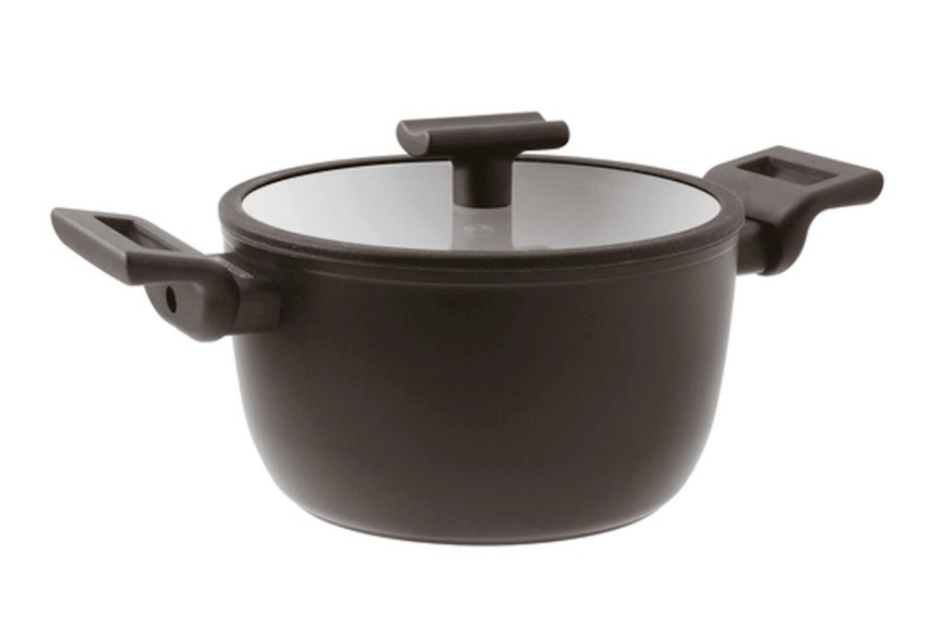 Saucepan Titan Pro Double Induction with two handles and lid Sambonet