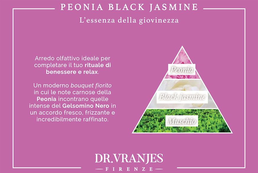 Fragranza ambiente Peonia Black Jasmine Dr. Vranjes