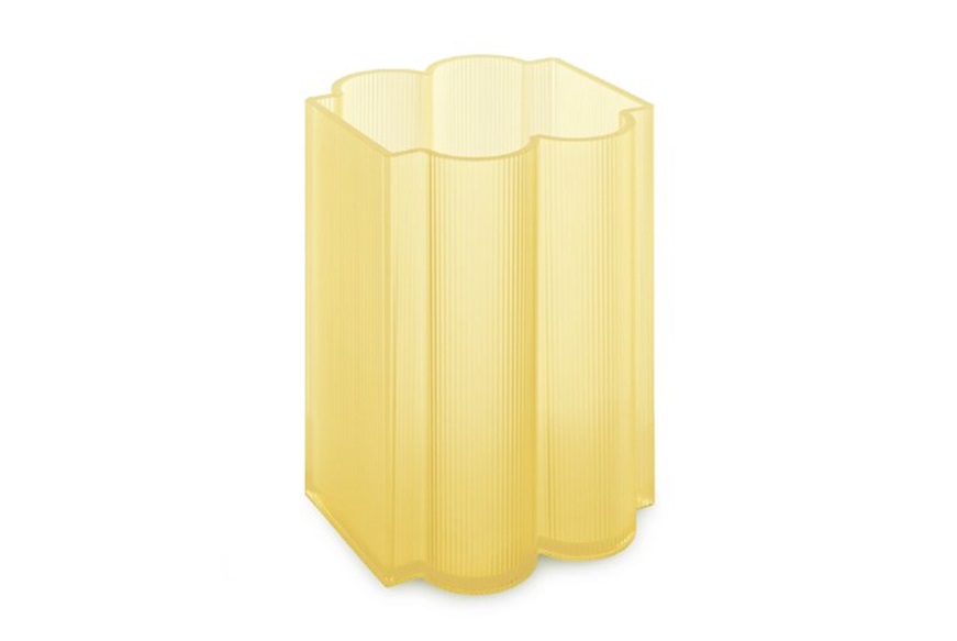 Vase Okra yellow Kartell