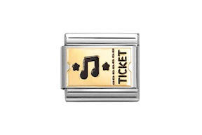 Ticket Concerto Composable acciaio e oro
