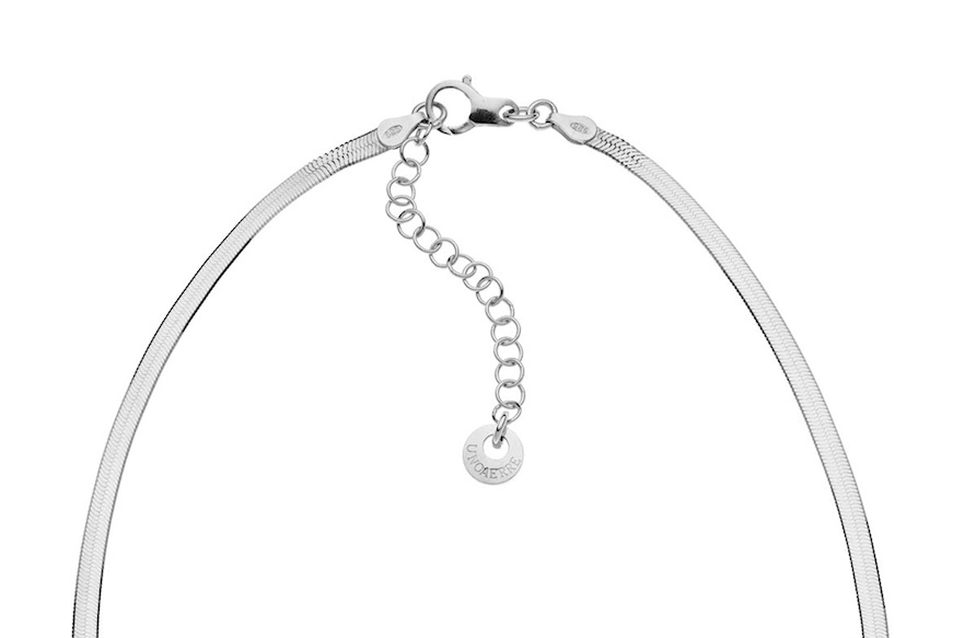Necklace Herringbone silver Unoaerre