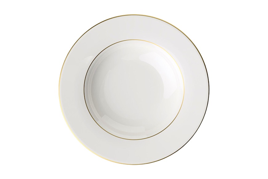 Soup plate Anmut Gold porcelain Villeroy & Boch