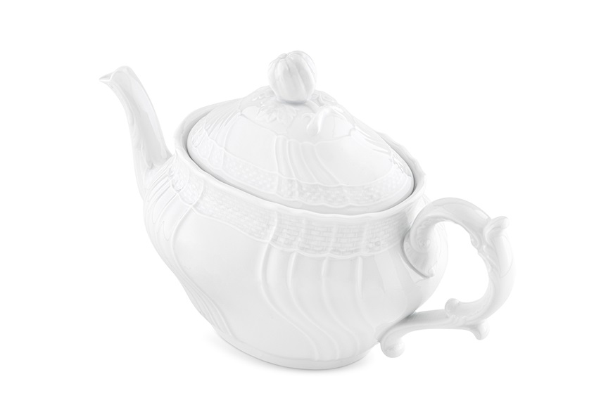 Teapot Vecchio Ginori porcelain for 6 people Richard Ginori