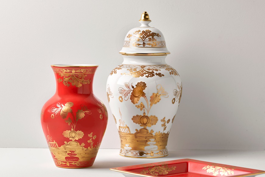 Ming Vase Oriente Italiano Rubrum porcelain Richard Ginori