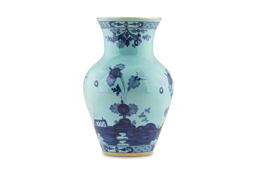 Ming Vase Oriente Italiano Iris porcelain Richard Ginori