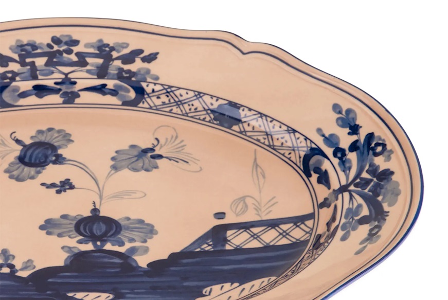 Oval Tray Oriente Italiano Cipria porcelain Richard Ginori