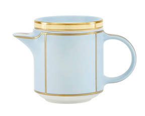 Caffettiera Diva porcellana celeste Richard Ginori