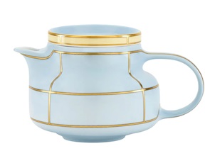 Teiera Diva porcellana celeste Richard Ginori