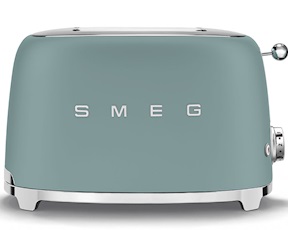 Toaster 2 fette Verde Smeraldo Opaco Smeg