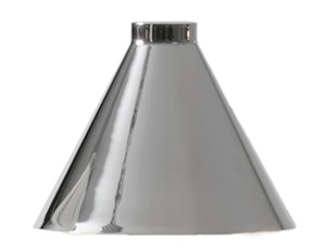 Diffusore per lampada Goodbye cromo Kartell