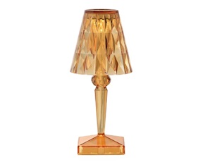 Lampada Battery arancio pastello Kartell
