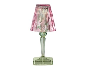 Lampada Battery rosa verde Kartell